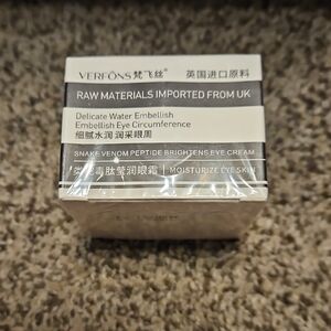VERFONS Snake Venom Peptide Brightens Eye Cream - White & Silver Box